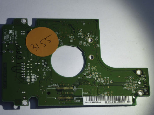 Western Digital WD5000BMVU-11A08S0 2060-701635-001 REV P1  PCB for Sale