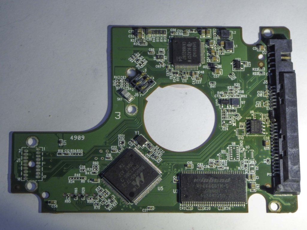 Western Digital WD5000BMVV-11A1CS0 2060-771672-001 REV P1  PCB for Sale