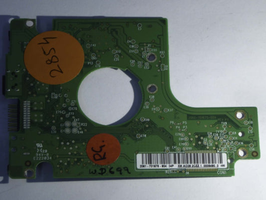 Western Digital WD5000BMVV-11GNWS0 2060-701675-004 REV P1  PCB for Sale