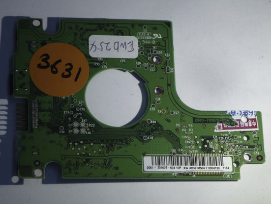 Western Digital WD5000BMVV-11GNWS0 2060-701675-004 REV P1  PCB for Sale