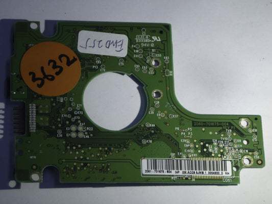 Western Digital WD5000BMVV-11GNWS0 2060-701675-004 REV P1  PCB for Sale