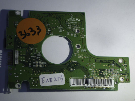 Western Digital WD5000BMVV-11GNWS0 2060-701675-004 REV P1  PCB for Sale