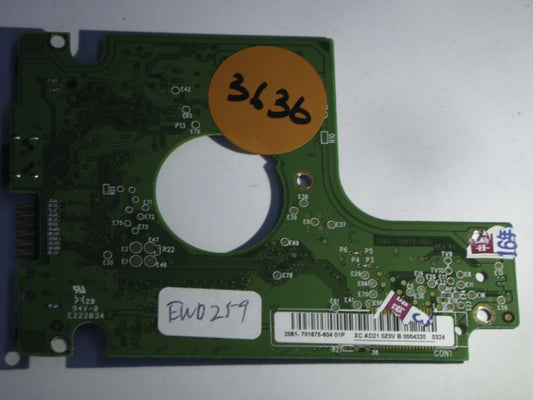 Western Digital WD5000BMVV-11GNWS0 2060-701675-004 REV P1  PCB for Sale