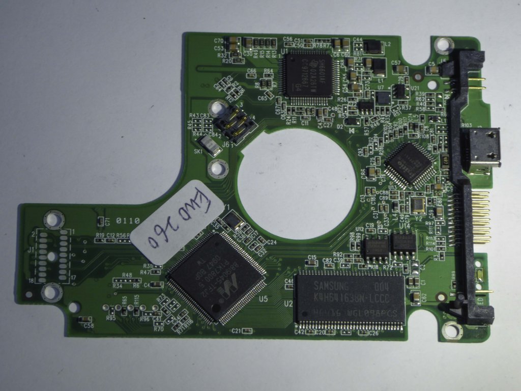 Western Digital WD5000BMVV-11GNWSO 2060-701675-004 REV P1  PCB for Sale