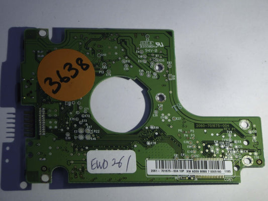Western Digital WD5000BMVV-11NWS0 2060-701675-004 REV P1  PCB for Sale