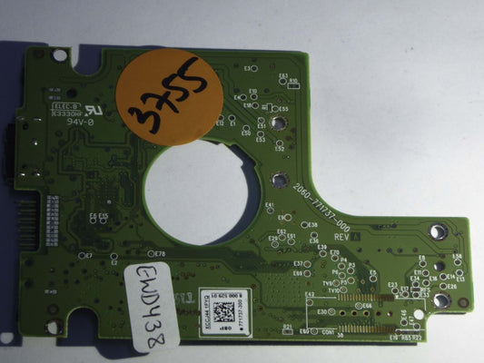 Western Digital WD5000BMVV-11SXZS1 2060-771737-000 REV A  PCB for Sale