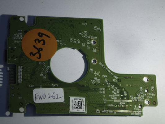 Western Digital WD5000BMVV-11SXZS1 2060-771754-000 REV A  PCB for Sale
