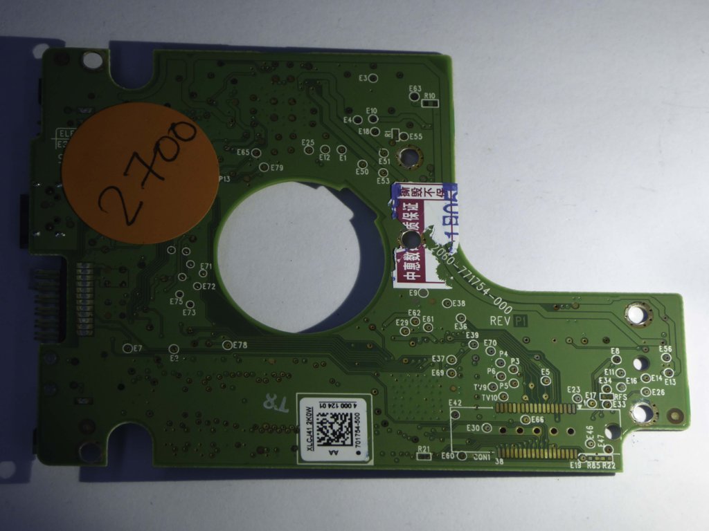 Western Digital WD5000BMVV-11SXZS1 2060-771754-000 REV P1  PCB for Sale