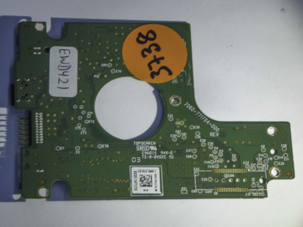 Western Digital WD5000BMVV-11SXZS1 2060-771754-000 REV P1  PCB for Sale