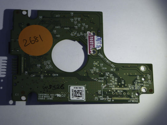 Western Digital WD5000BMVV-11SXZS2 2060-771817-001 REV A  PCB for Sale
