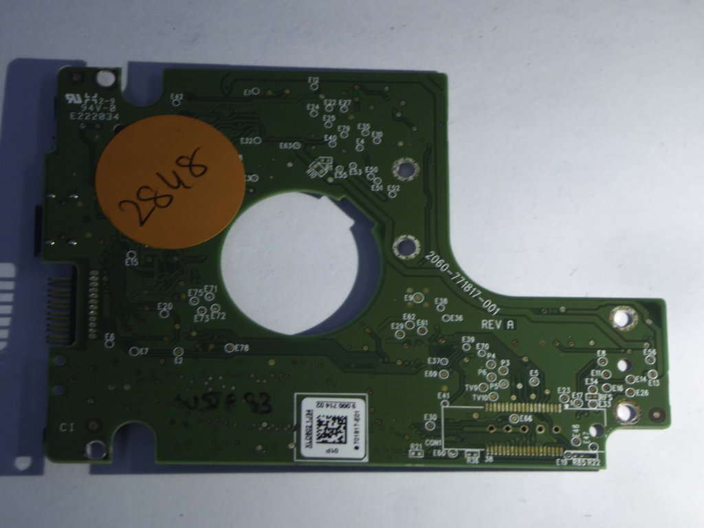 Western Digital WD5000BMVV-11SXZS2 2060-771817-001 REV A  PCB for Sale
