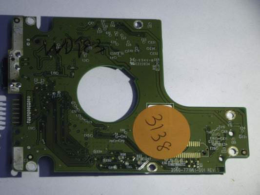 Western Digital WD5000BMVW-11AJGS2 2060-771961-001 REV B  PCB for Sale