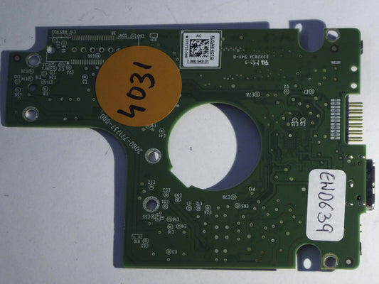 Western Digital WD5000BMVW-11AMCS0 2060-771737-000 REV A  PCB for Sale