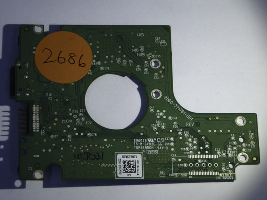 Western Digital WD5000BMVW-11AMCS2 2060-771761-001 REV P1  PCB for Sale