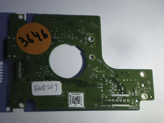 Western Digital WD5000BMVW-11AMCS2 2060-771761-001 REV P1  PCB for Sale
