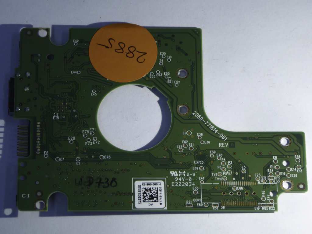 Western Digital WD5000BMVW-11AMCS4 2060-771814-001 REV A  PCB for Sale