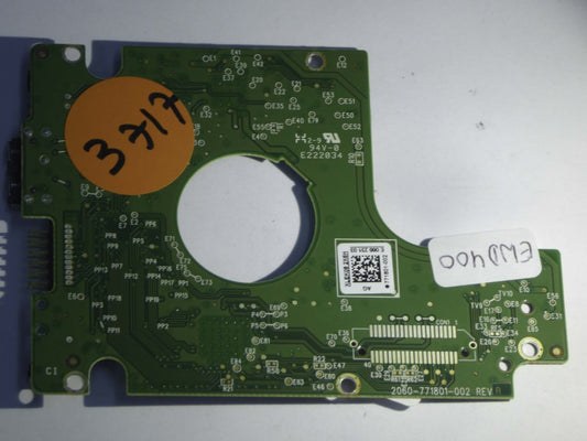 Western Digital WD5000BMVW-11S5XS0 2060-771801-002 REV A  PCB for Sale