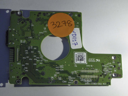 Western Digital WD5000BMVW-11S5XS1 2060-771801-002 REV A  PCB for Sale