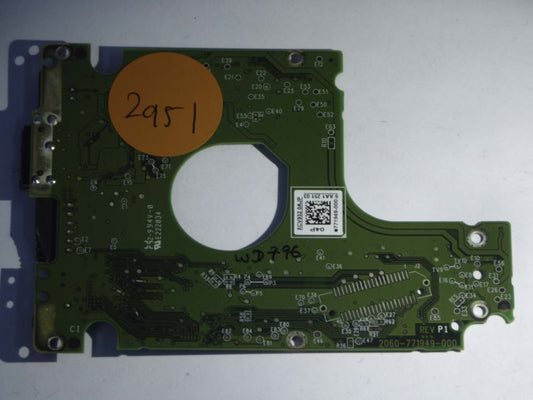 Western Digital WD5000LMVW-11VEDS0 2060-771949-000 REV P1  PCB for Sale