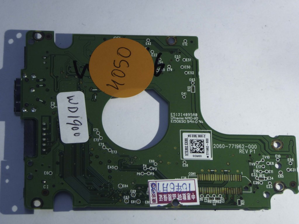 Western Digital WD5000LMVW-11VEDS2 2060-771962-000 REV P1  PCB for Sale