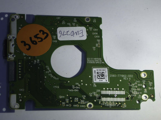 Western Digital WD5000LMVW-11VEDS3 2060-771962-002 REV A  PCB for Sale
