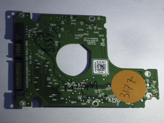 Western Digital WD5000LPVX-00V0TT0 2060-771959-000 REV P2  PCB for Sale