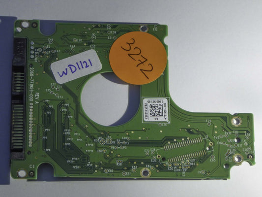 Western Digital WD5000LPVX-80V0TT0 2060-771959-000 REV A  PCB for Sale