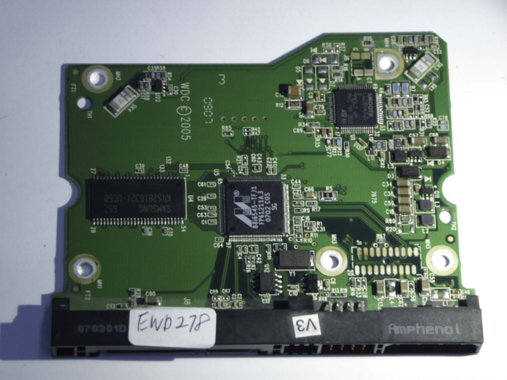 Western Digital WD5000YS-01MPB1 2060-701383-001 REV A  PCB for Sale