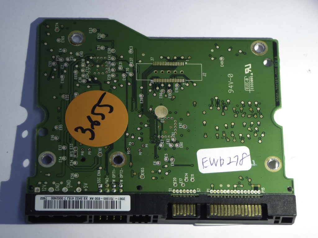Western Digital WD5000YS-01MPB1 2060-701383-001 REV A  PCB for Sale