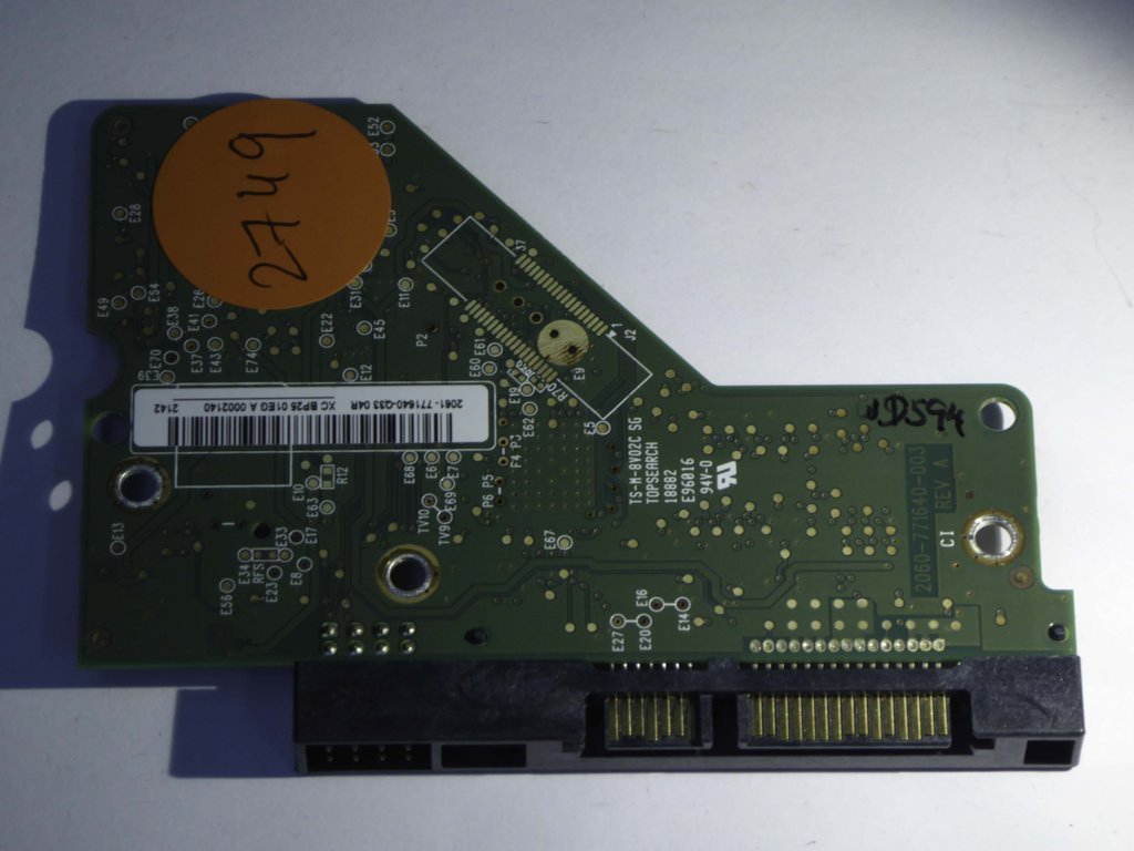 Western Digital WD5002AALX-00J37A0 2060-771640-003 REV A  PCB for Sale