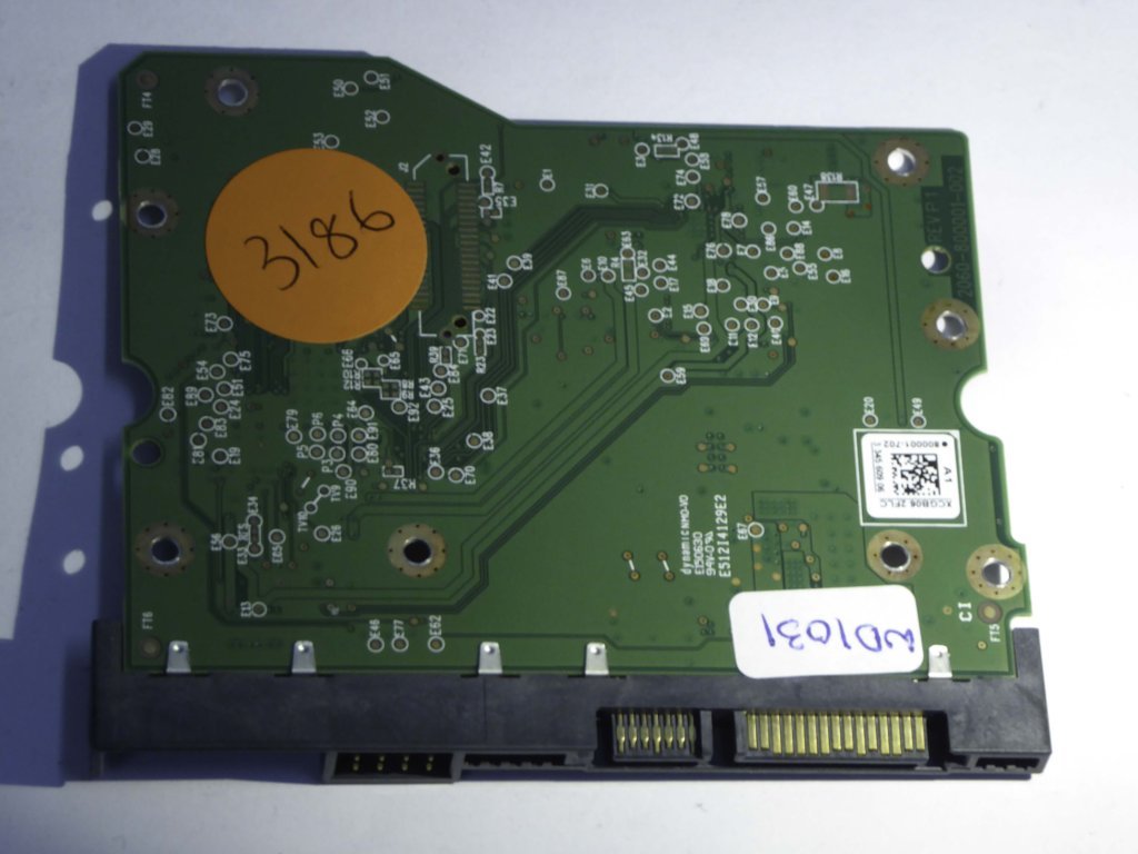 Western Digital WD50EZRZ-00RWYB1 2060-800001-002 REV P1  PCB for Sale
