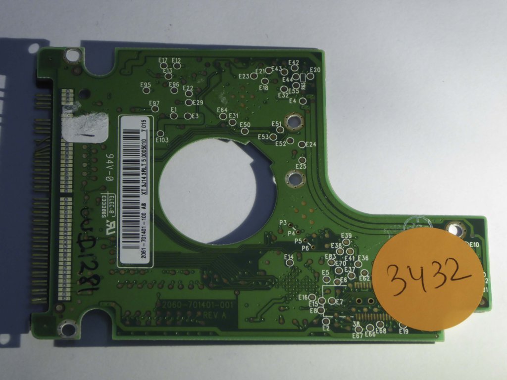 Western Digital WD600UE-22KVT0 2060-701401-001 REV A  PCB for Sale