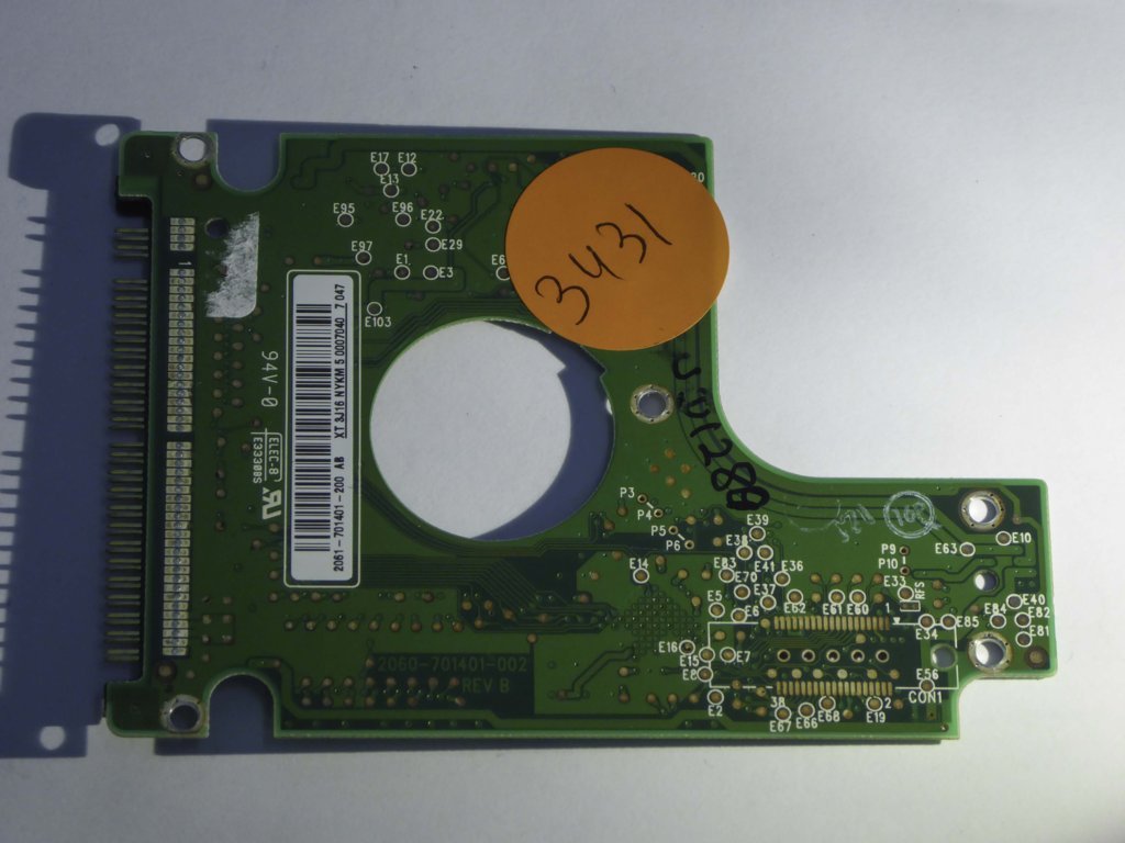 Western Digital WD600UE-22KVT0 2060-701401-002 REV B  PCB for Sale