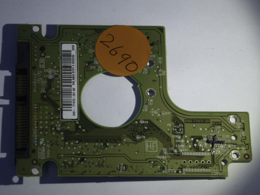 Western Digital WD6400BEVT-22A0RT0 2060-771672-001 REV P1  PCB for Sale