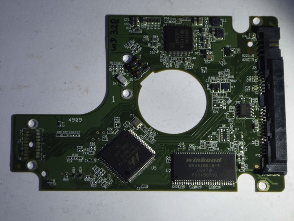 Western Digital WD6400BEVT-60A0RT0 2060-771672-001 REV P1  PCB for Sale