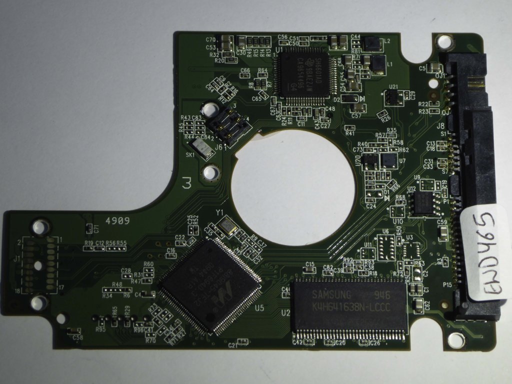 Western Digital WD6400BEVT-60A0RT0 2060-771672-001 REV P1  PCB for Sale