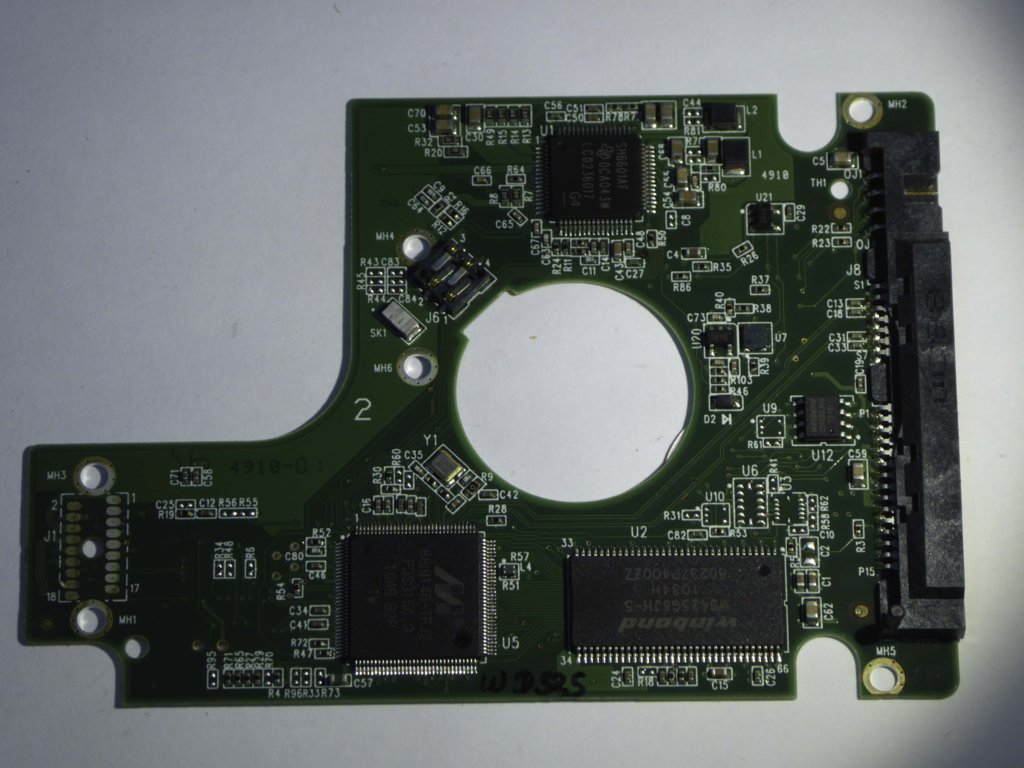 Western Digital WD6400BPVT-80HXZT1 2060-771692-005 REV A  PCB for Sale