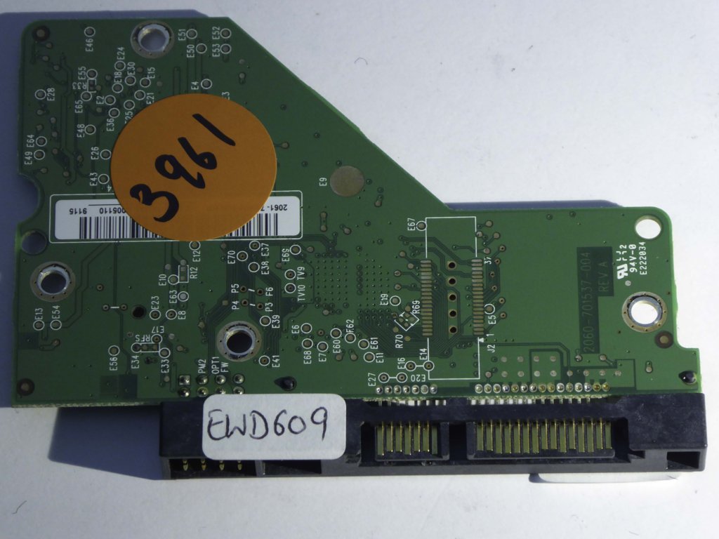 Western Digital WD7500AACS-00D6B0 2060-701537-004 REV A  PCB for Sale