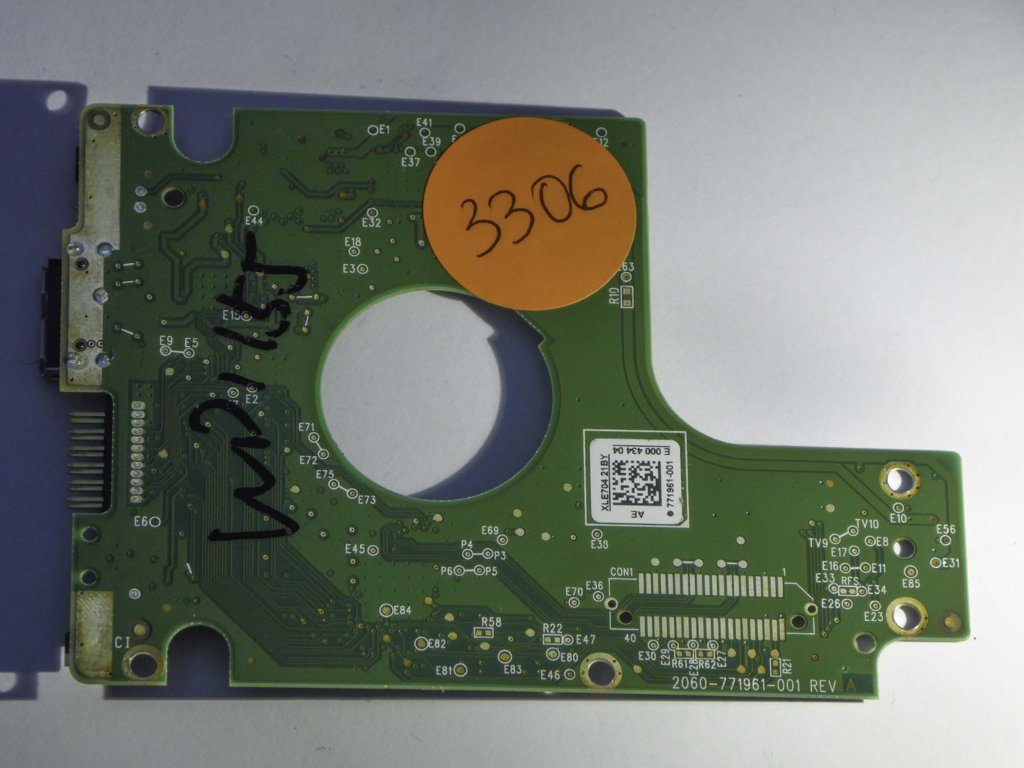 Western Digital WD7500BMVW-11AJGS1 2060-771961-001 REV A  PCB for Sale