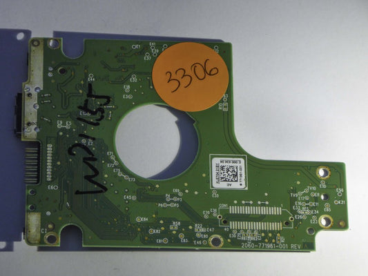Western Digital WD7500BMVW-11AJGS1 2060-771961-001 REV A  PCB for Sale