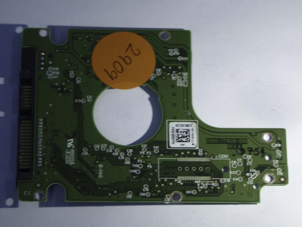 Western Digital WD7500BPKT-75PK4T0 2060-771629-006 REV A  PCB for Sale