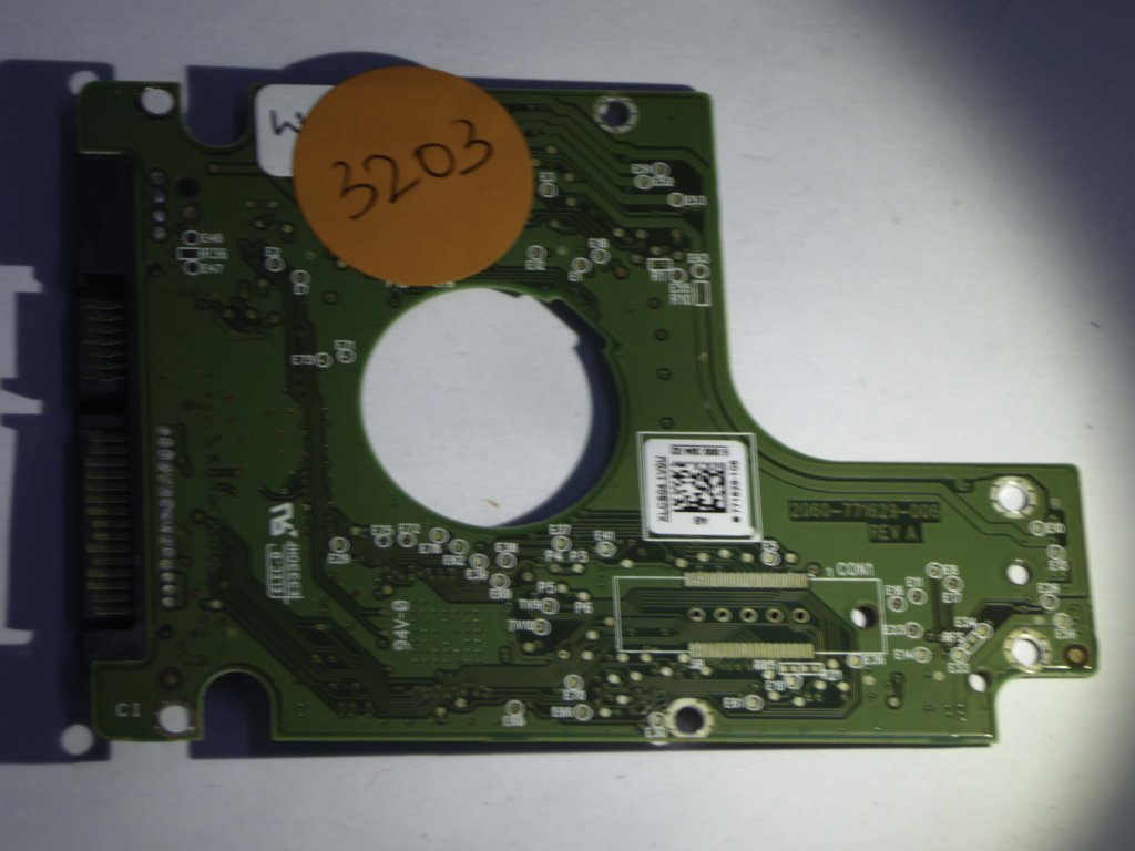 Western Digital WD7500BPKT-75PK4T0 2060-771629-006 REV A  PCB for Sale