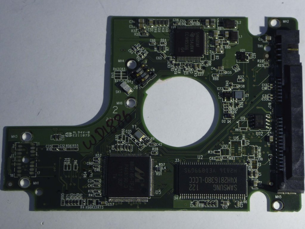 Western Digital WD7500BPVT-24HXZT1 2060-771692-005 REV A  PCB for Sale