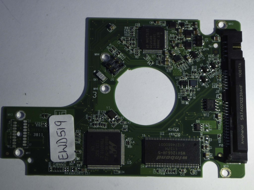 Western Digital WD7500BPVT-24HXZT3 2060-771820-000 REV A  PCB for Sale