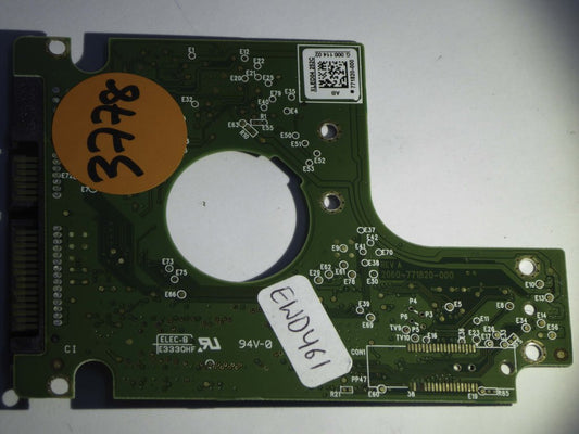 Western Digital WD7500BPVT-75HXZT3 2060-771820-000 REV A  PCB for Sale