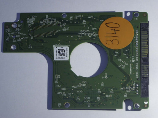 Western Digital WD7500BPVX-00JC3T0 2060-771960-000 REV A  PCB for Sale