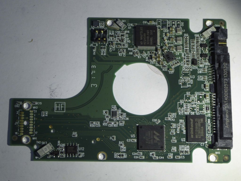 Western Digital WD7500BPVX-22JC3T0 2060-771933-000 REV P1  PCB for Sale