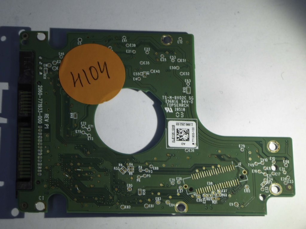 Western Digital WD7500BPVX-22JC3T0 2060-771933-000 REV P1  PCB for Sale