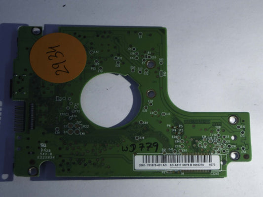 Western Digital WD7500KMVV-11A27S2 2060-701675-001 REV P1  PCB for Sale