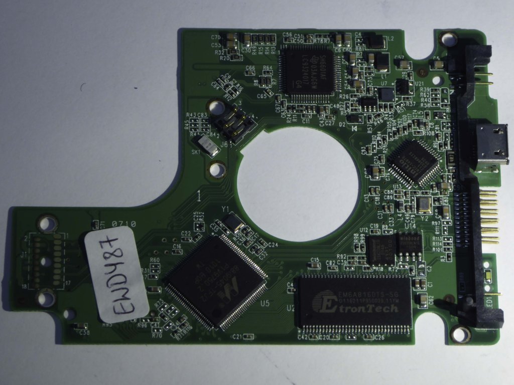 Western Digital WD7500KMVV-11BG7S0 2060-701675-004 REV P1  PCB for Sale
